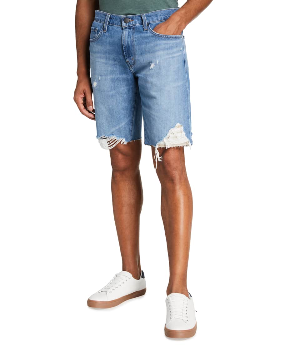 J Brand Men's Eli Cutoff Denim Shorts | Neiman Marcus