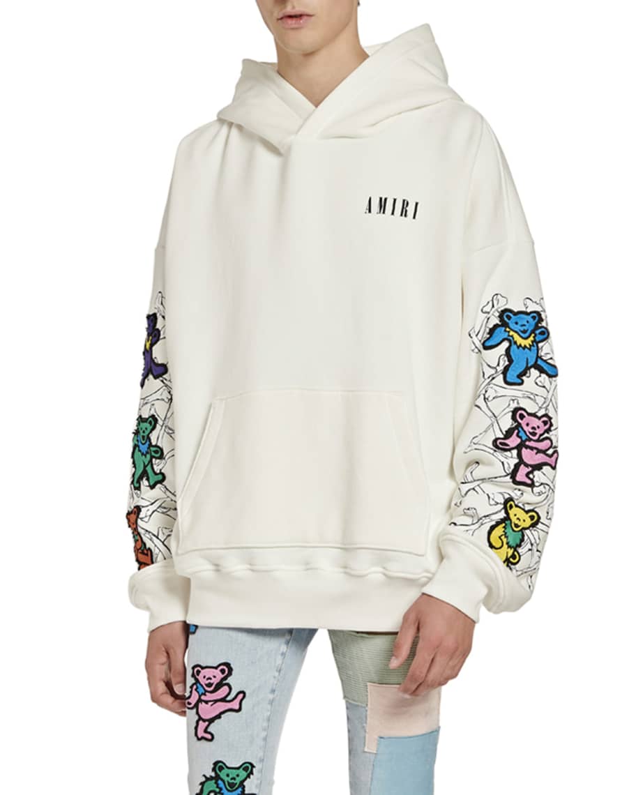 Grateful Dead Owsley Bear Mens Hoodie Hooded Sweatshirt 