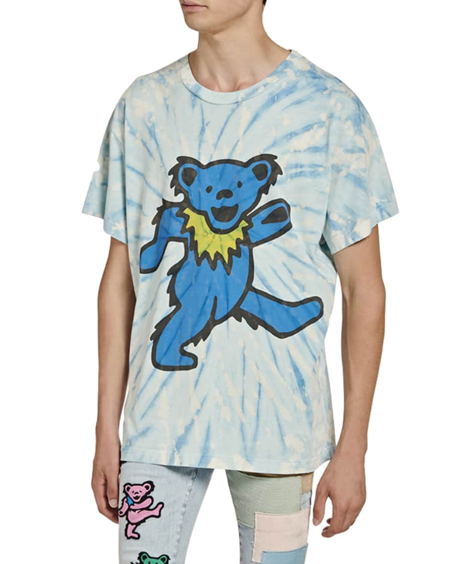 AMIRI Tie-dyed printed cotton-jersey T-shirt