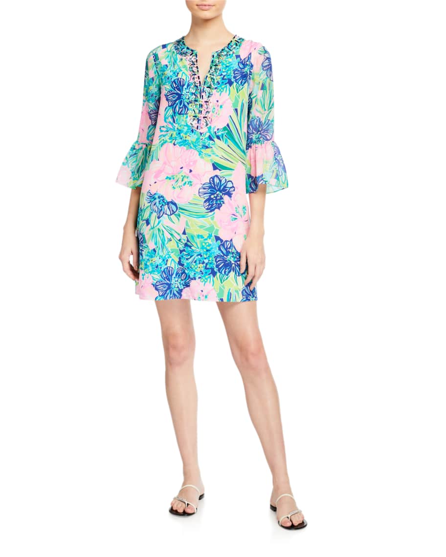 Elenora silk dress sales