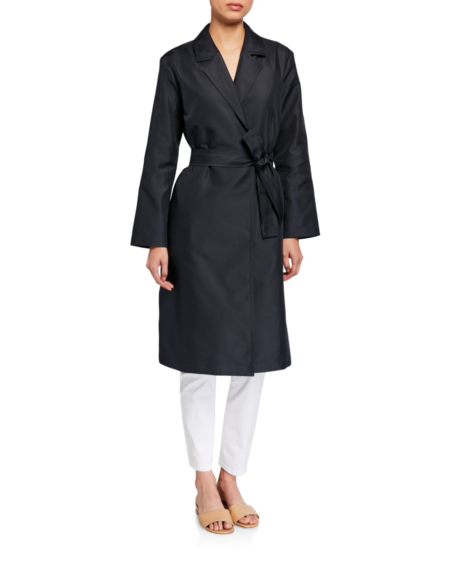 Eileen fisher trench coat discount