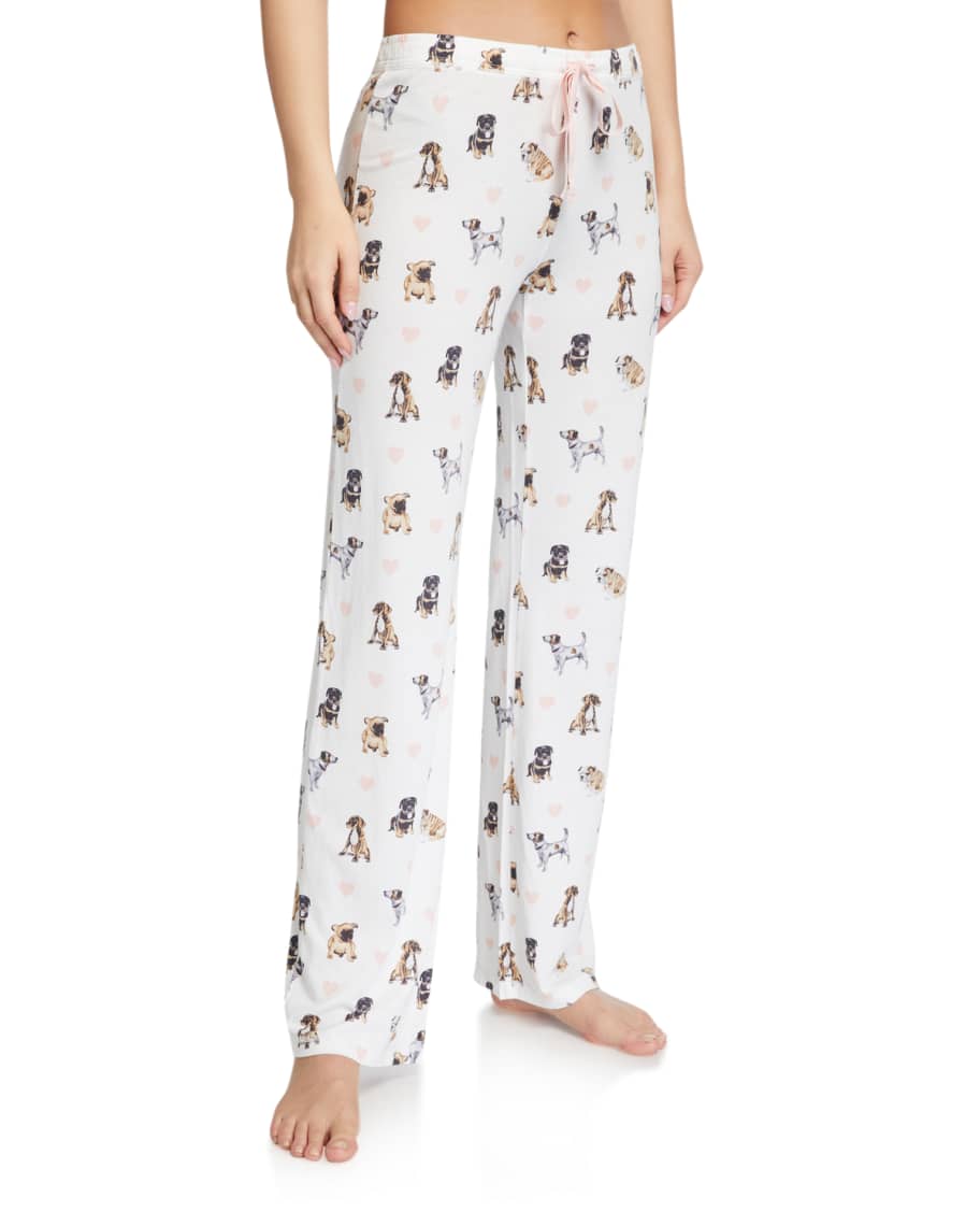 Pj salvage dog print pajamas shop