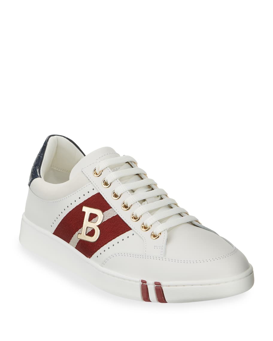 bally men's astel trainspotting leather runner sneakers