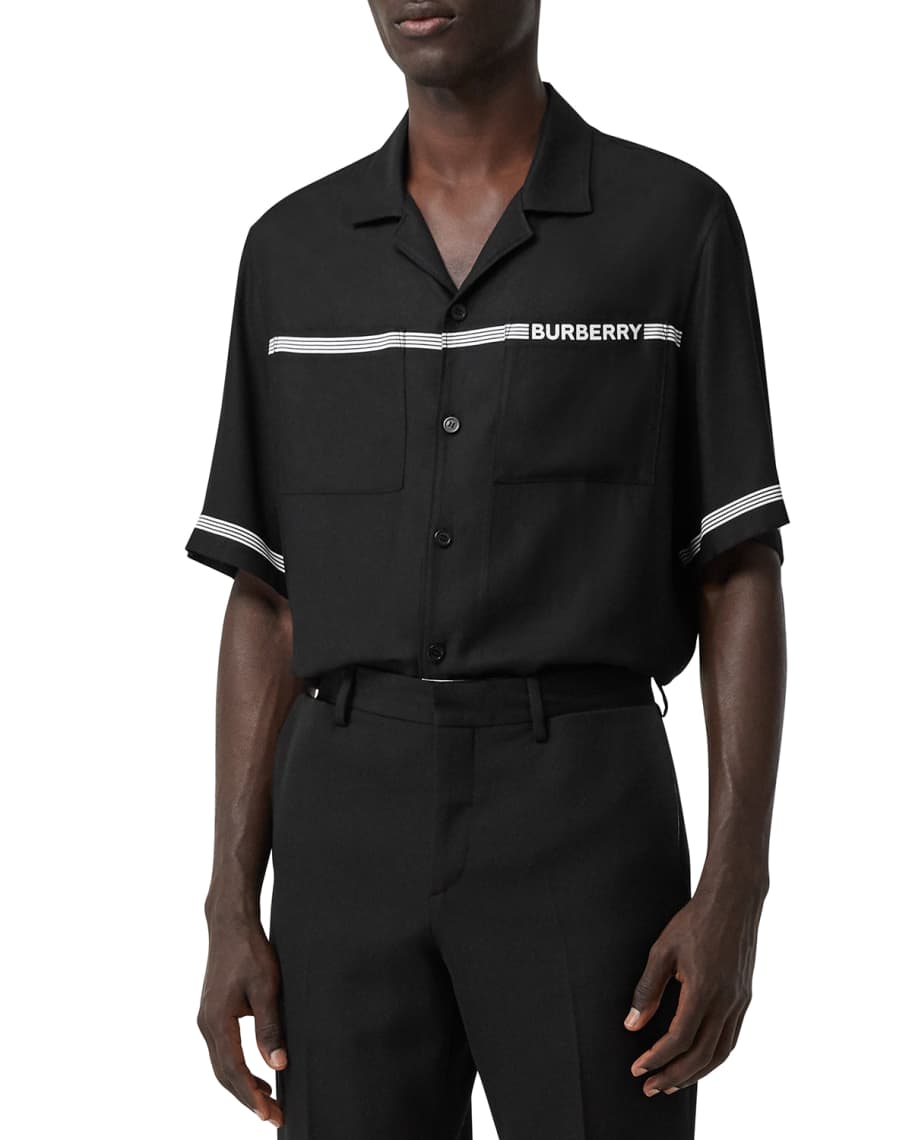 Burberry bowling shirt cheap