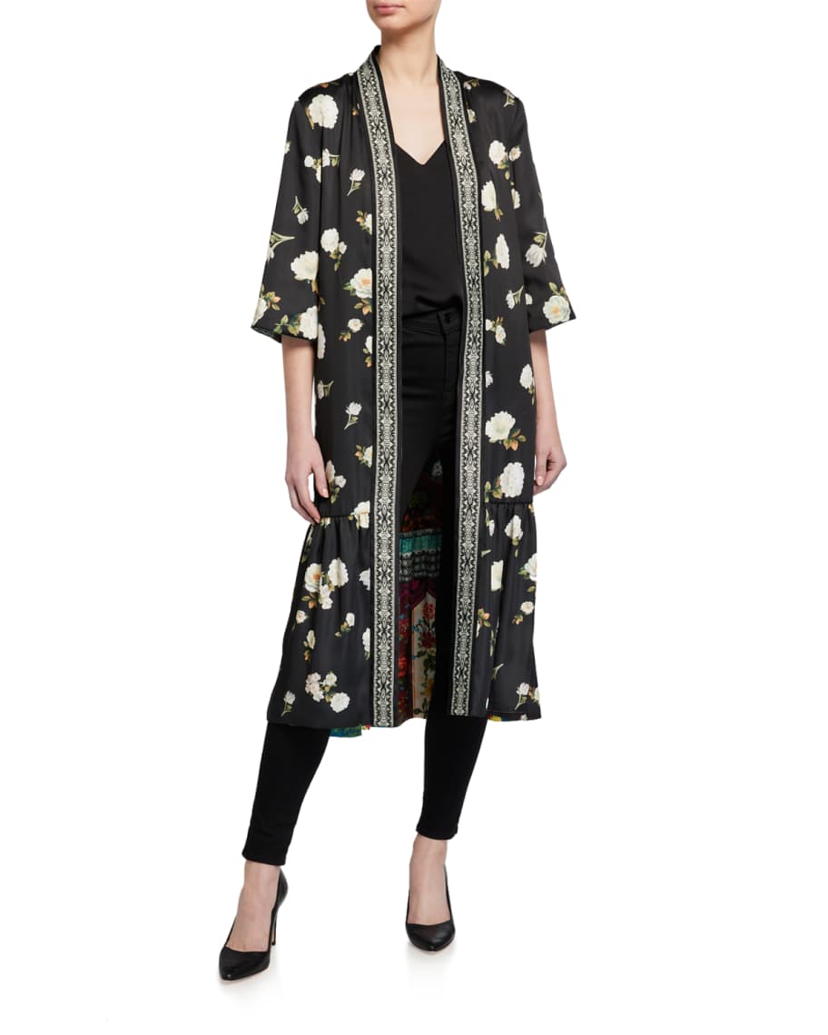 Alice + Olivia Dottie Printed Reversible Kimono | Neiman Marcus