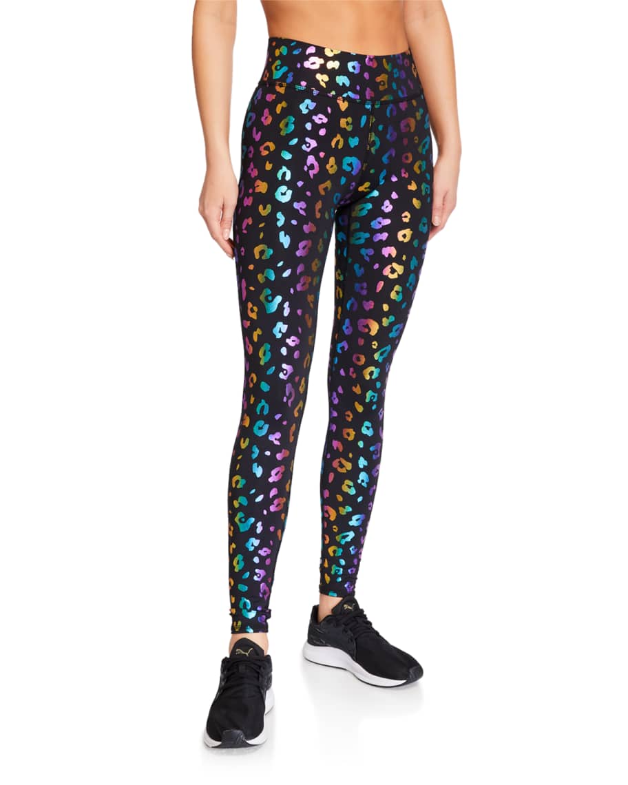 Terez rainbow cheetah leggings Clearance