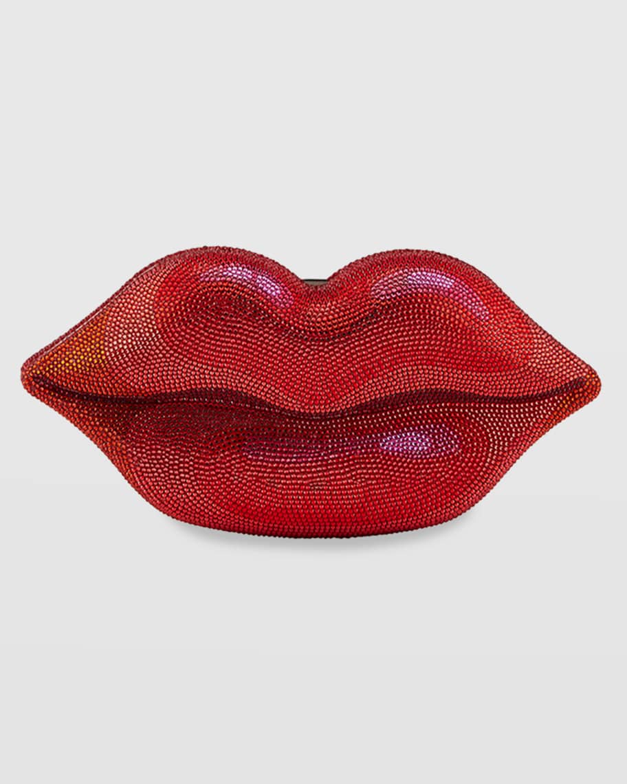 Judith Leiber Couture Hot Lips Crystal Clutch Bag | Neiman Marcus