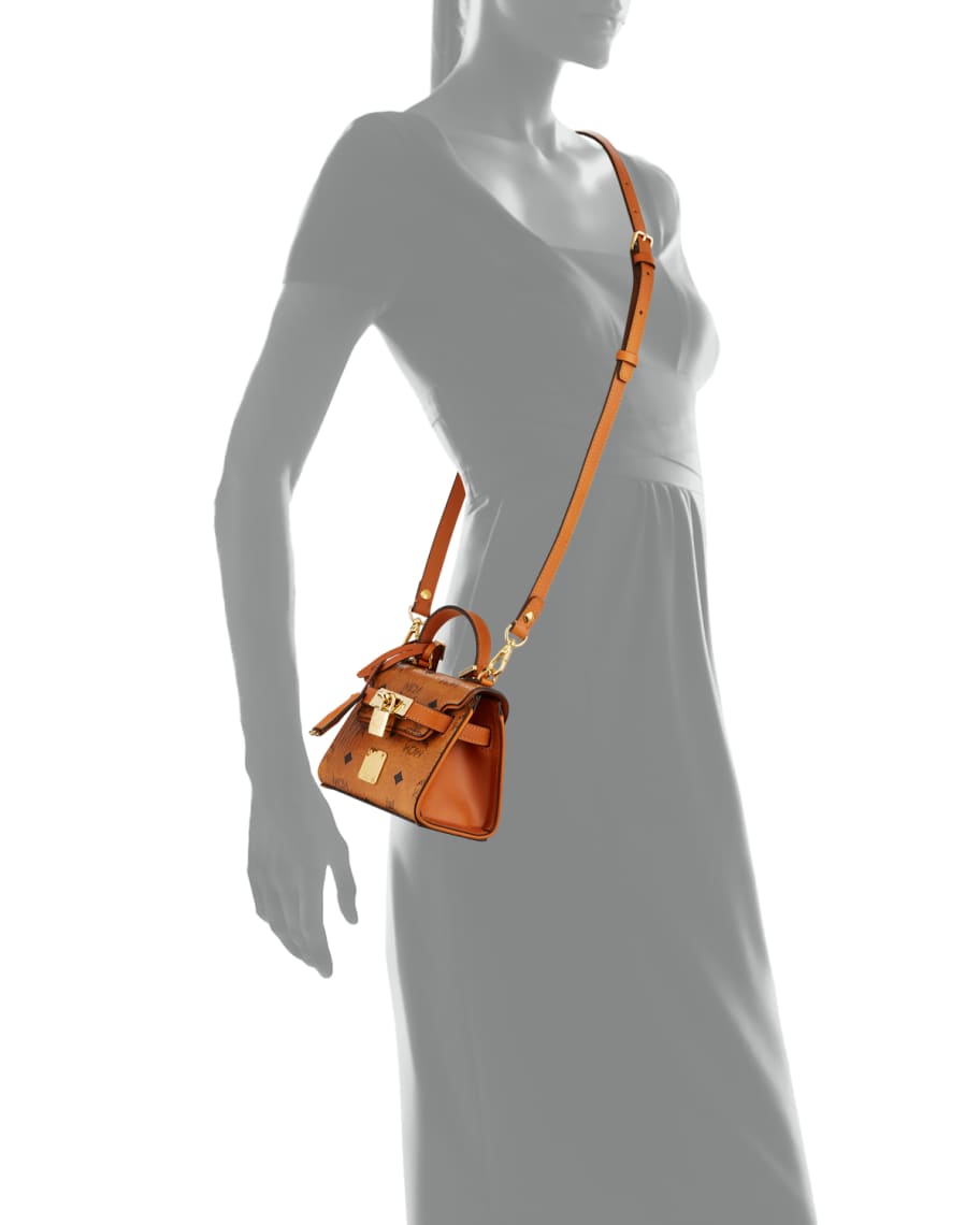 Mcm heritage visetos small satchel top