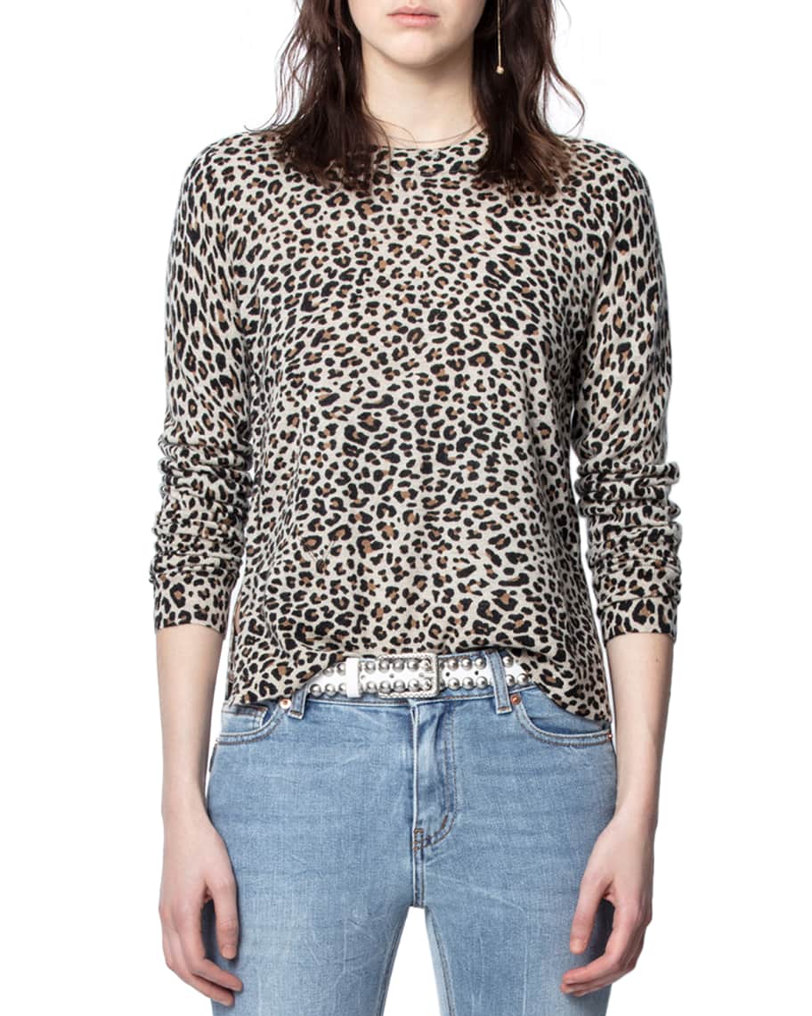Zadig and top voltaire leopard sweater