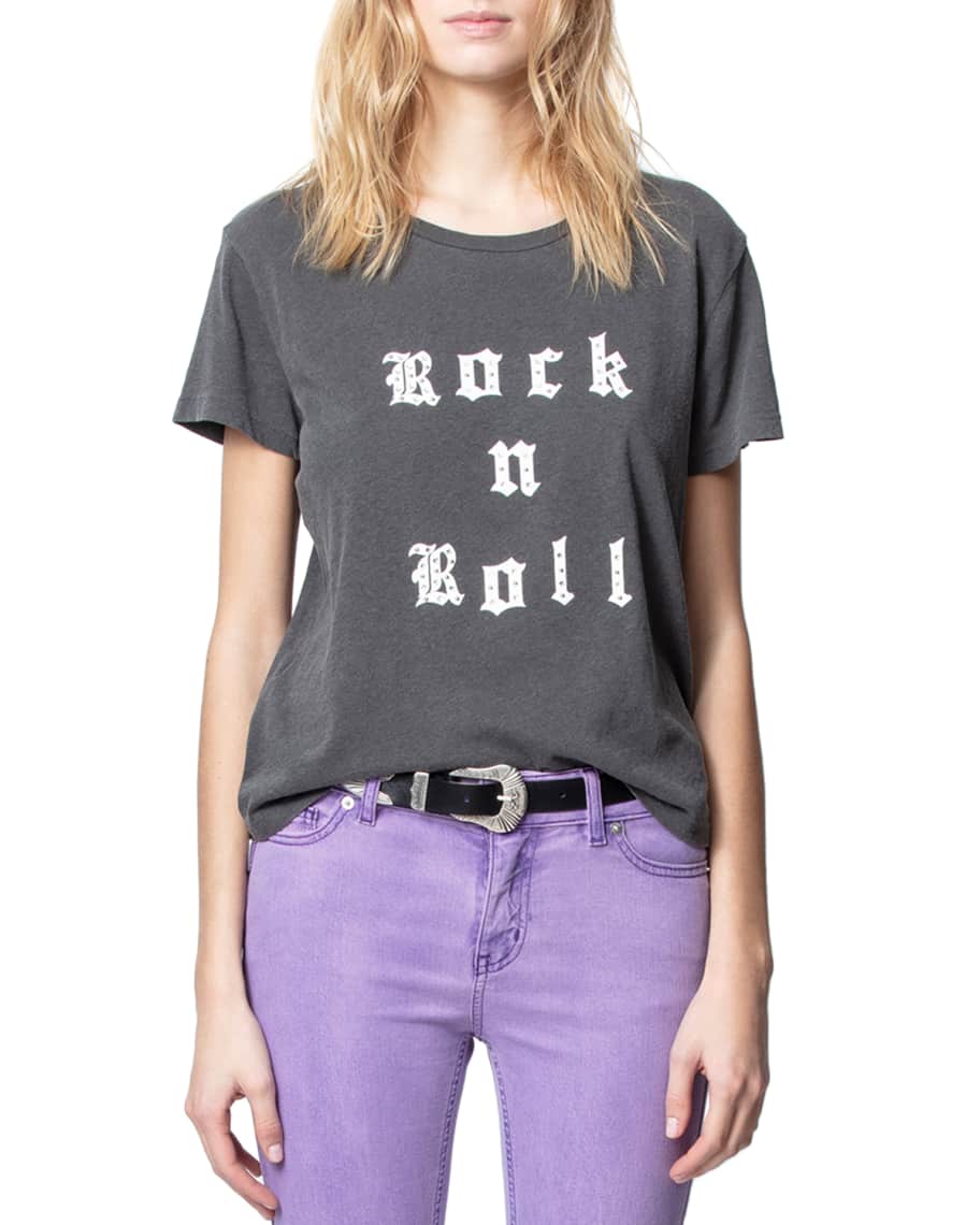 Zadig Voltaire Alys Rock N Roll Tee Neiman Marcus
