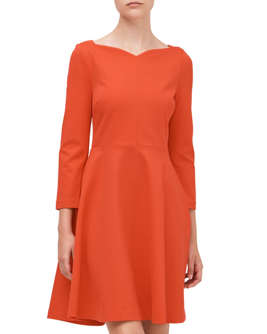 Kate spade ponte fit and hot sale flare dress