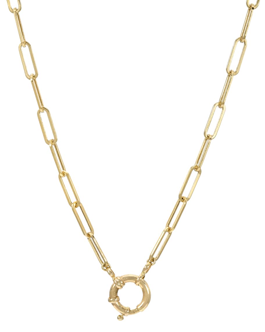 14k Gold Snake Chain Necklace - Zoe Lev Jewelry