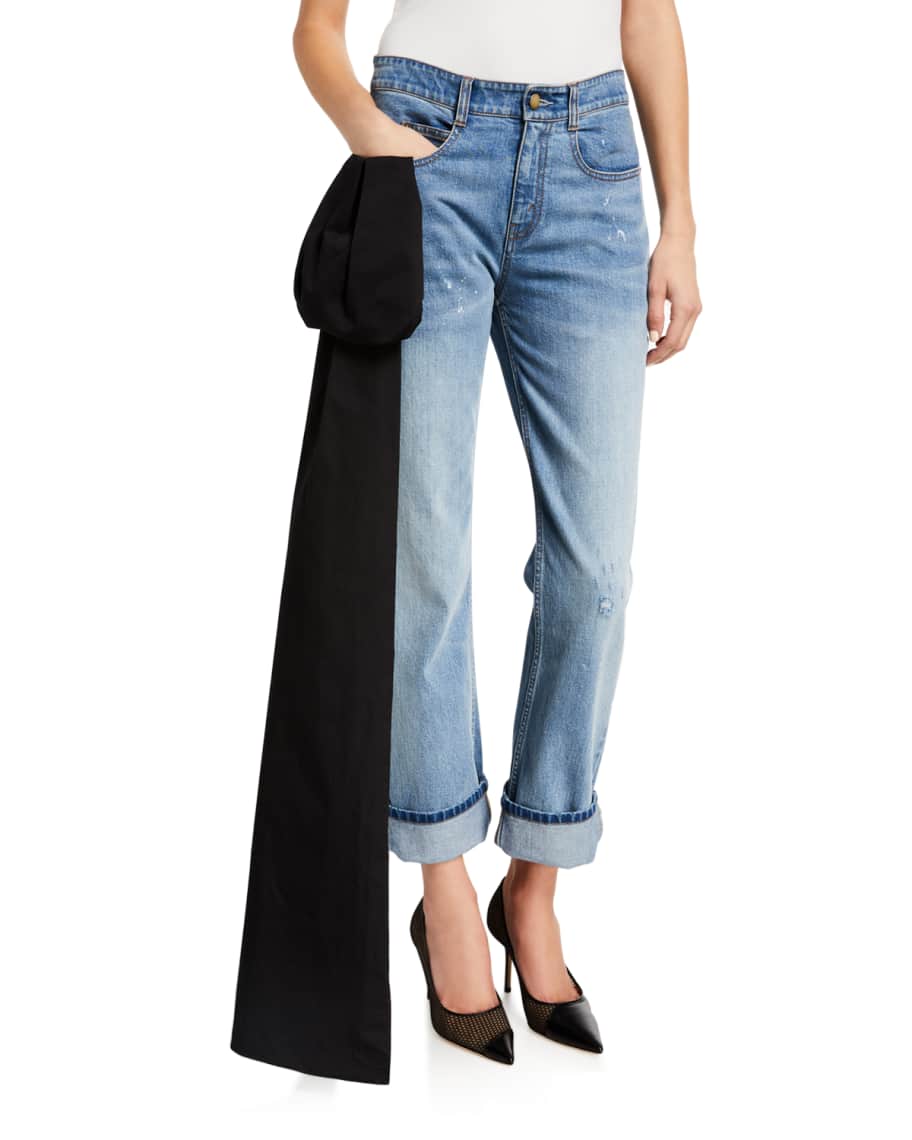 Hellessy Boyfriend Jeans with Sash | Neiman Marcus