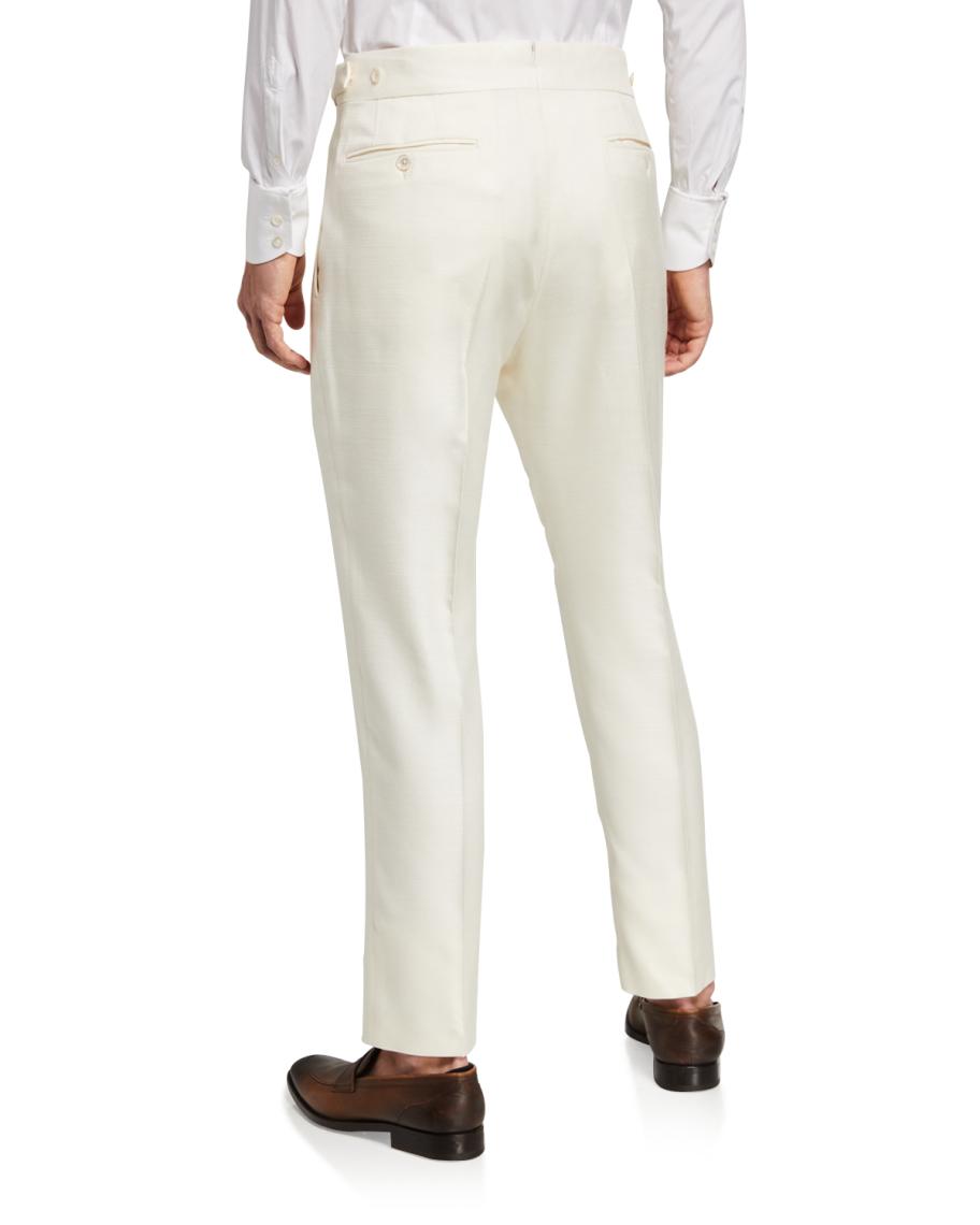 tom ford silk trousers