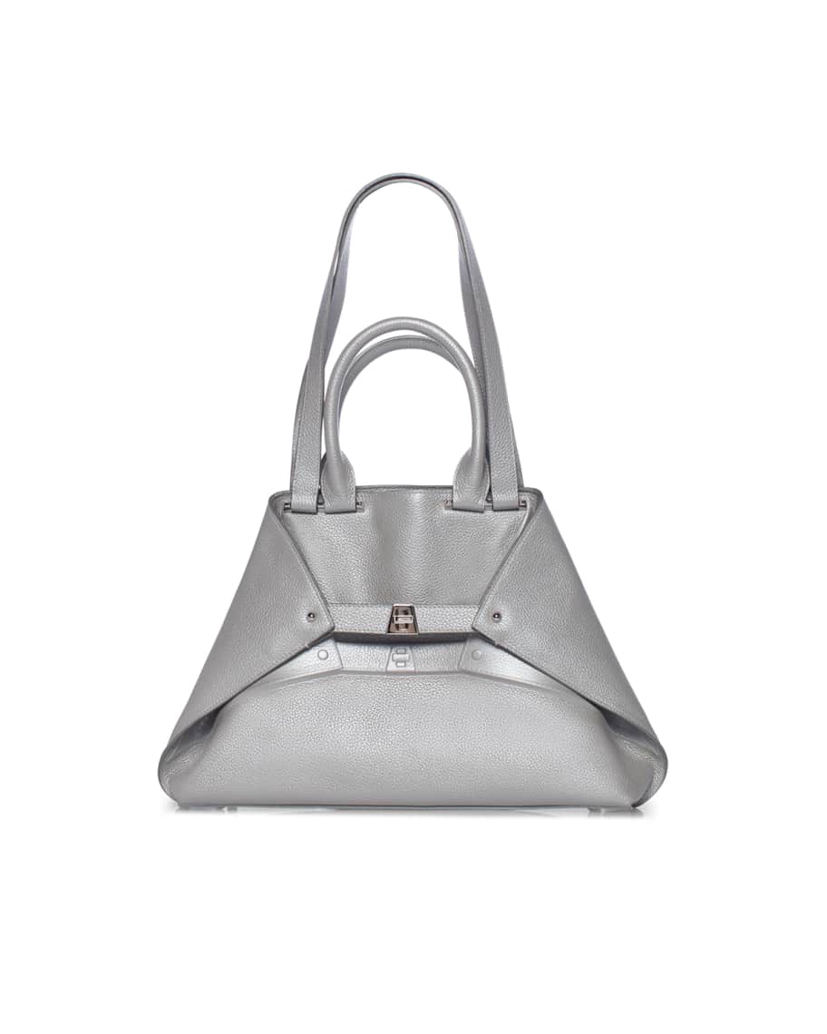 Akris Aicon Small Double-Handle Tote Bag | Neiman Marcus