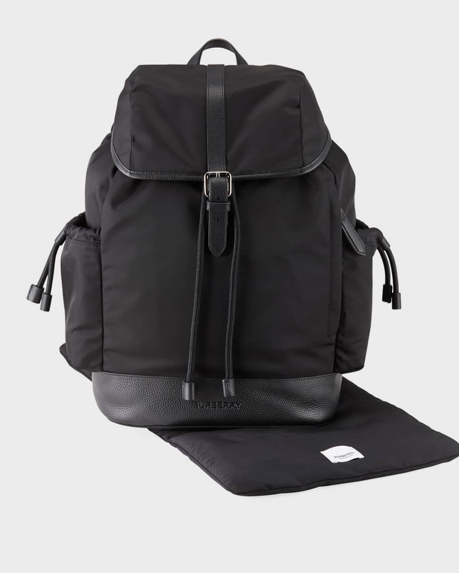 Se insekter om Mispend Burberry Watson Diaper Backpack | Neiman Marcus