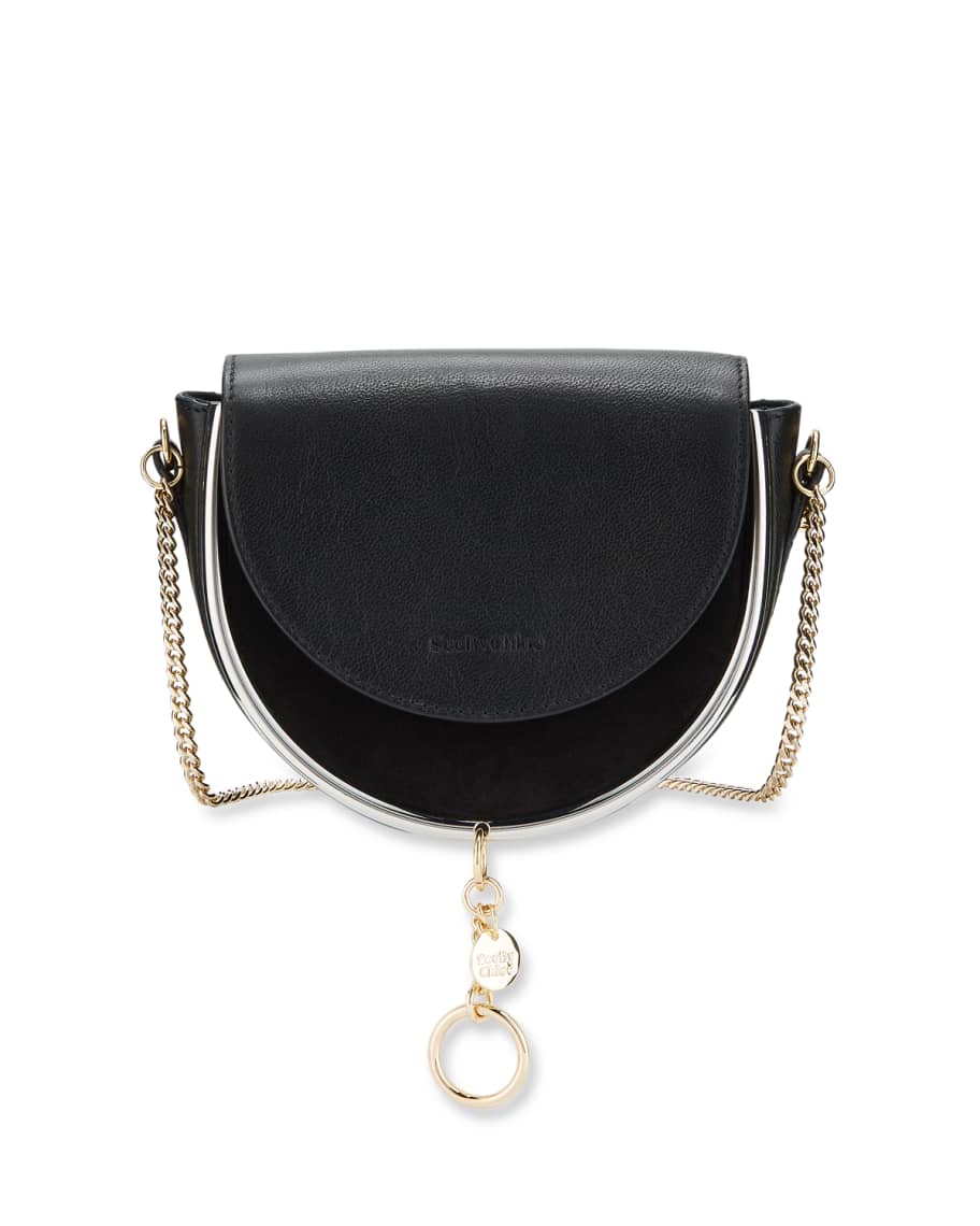 See by Chloe Mara Leather/Suede Crossbody Bag | Neiman Marcus