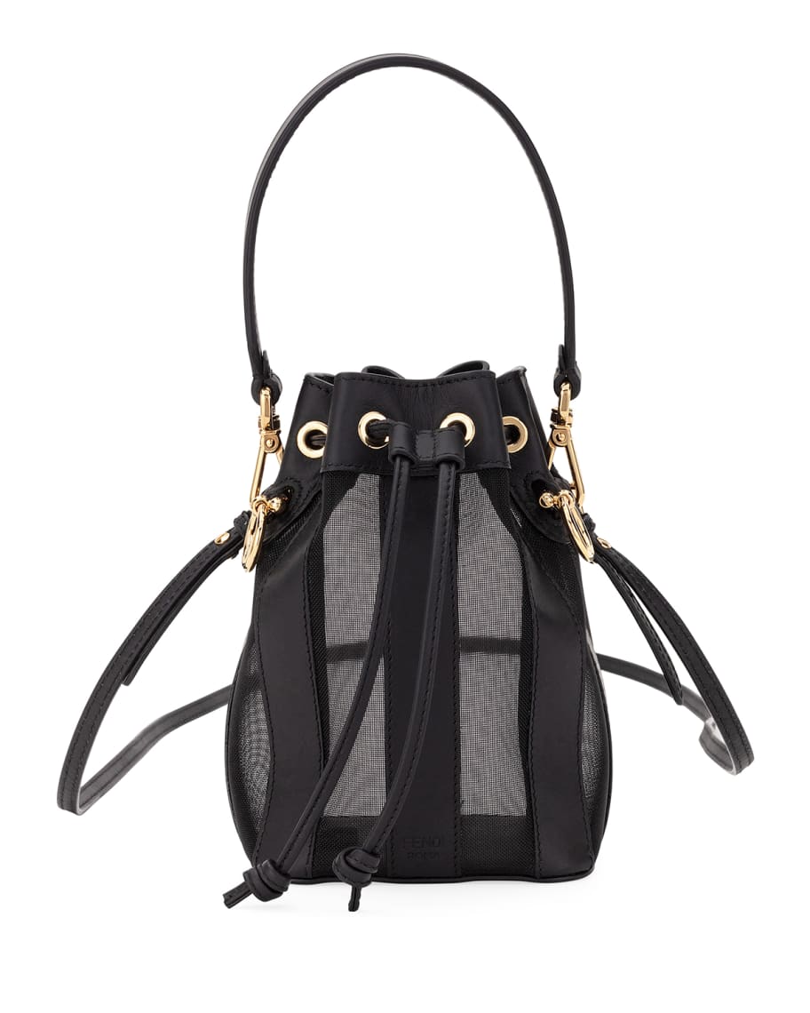 FENDI Mon Tresor Mini Leather Bucket Bag