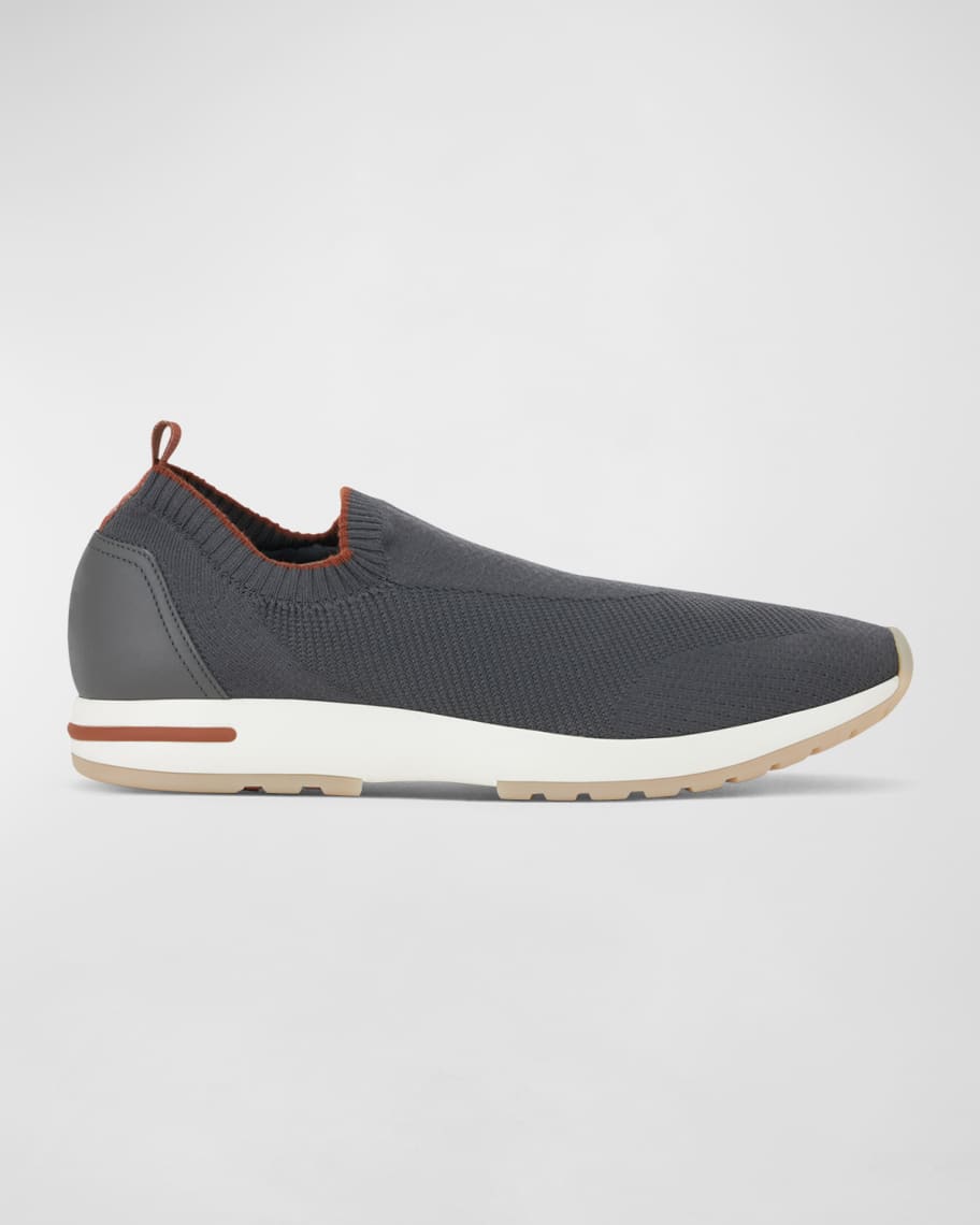 Loro Piana Men's 360 LP Flexy Walk Active Wish Knit Sneakers