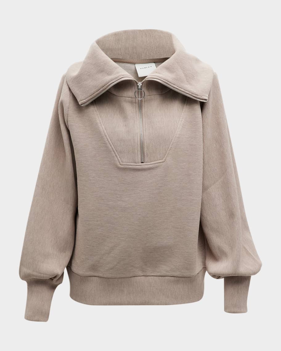 Varley Vine Oversized 1/2-Zip Pullover Sweatshirt | Neiman Marcus