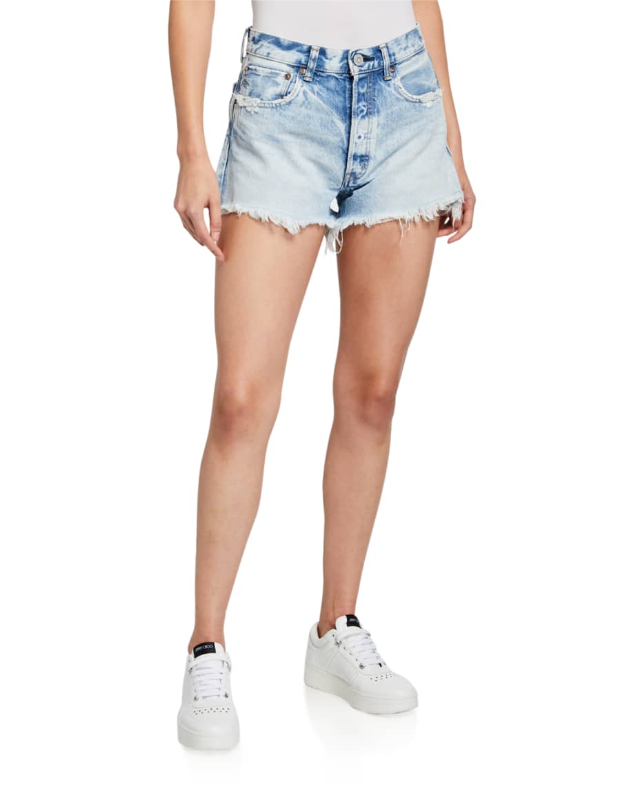 MOUSSY VINTAGE Tribbey Denim Shorts | Neiman Marcus