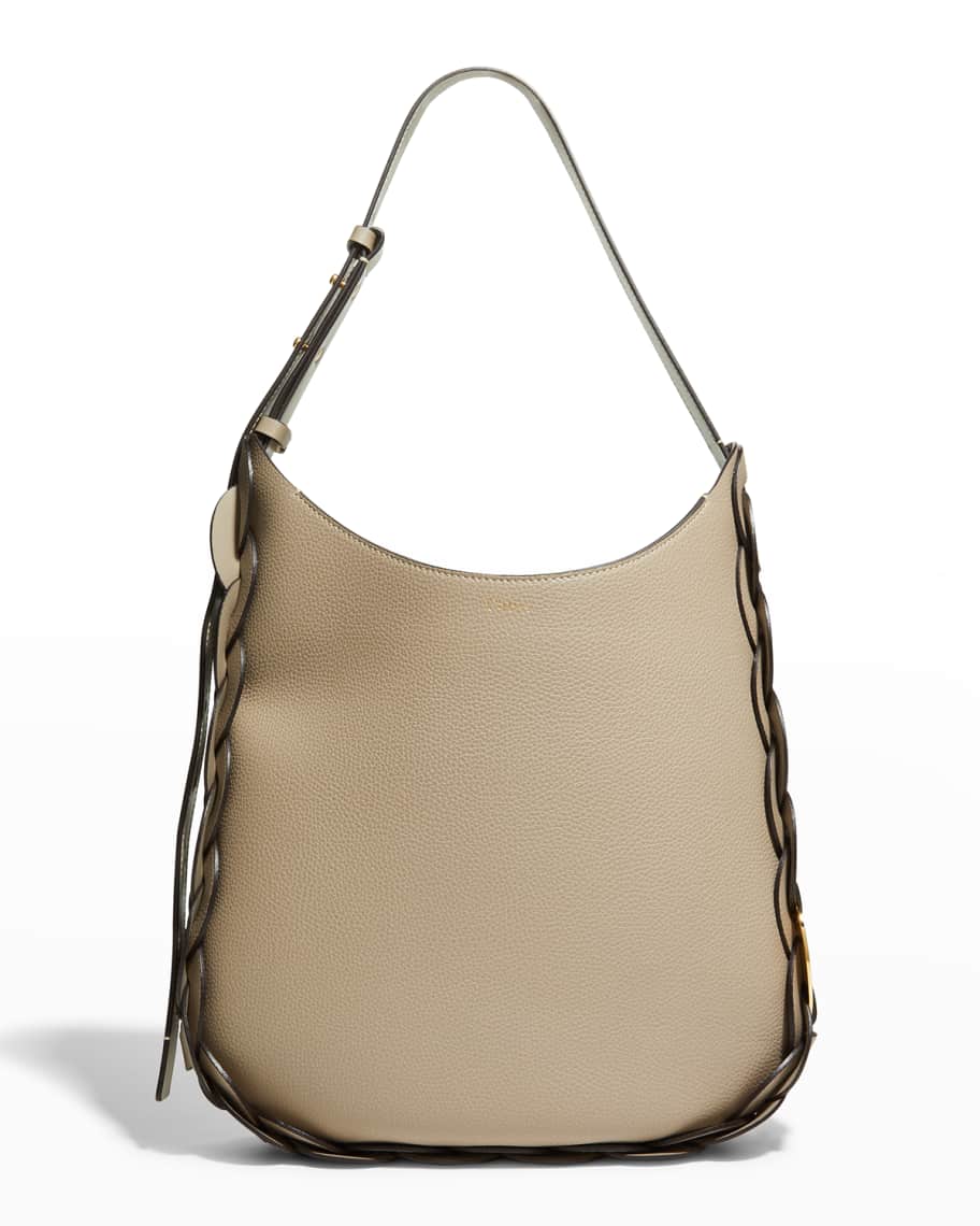 Chloe Darryl Medium Leather Hobo Bag | Neiman Marcus