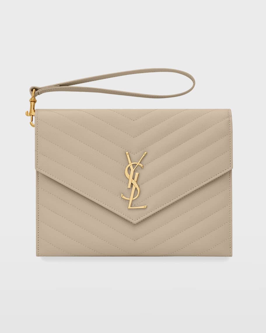 Louis Vuitton Monogram Men's Women's Envelope Fold Over Evening