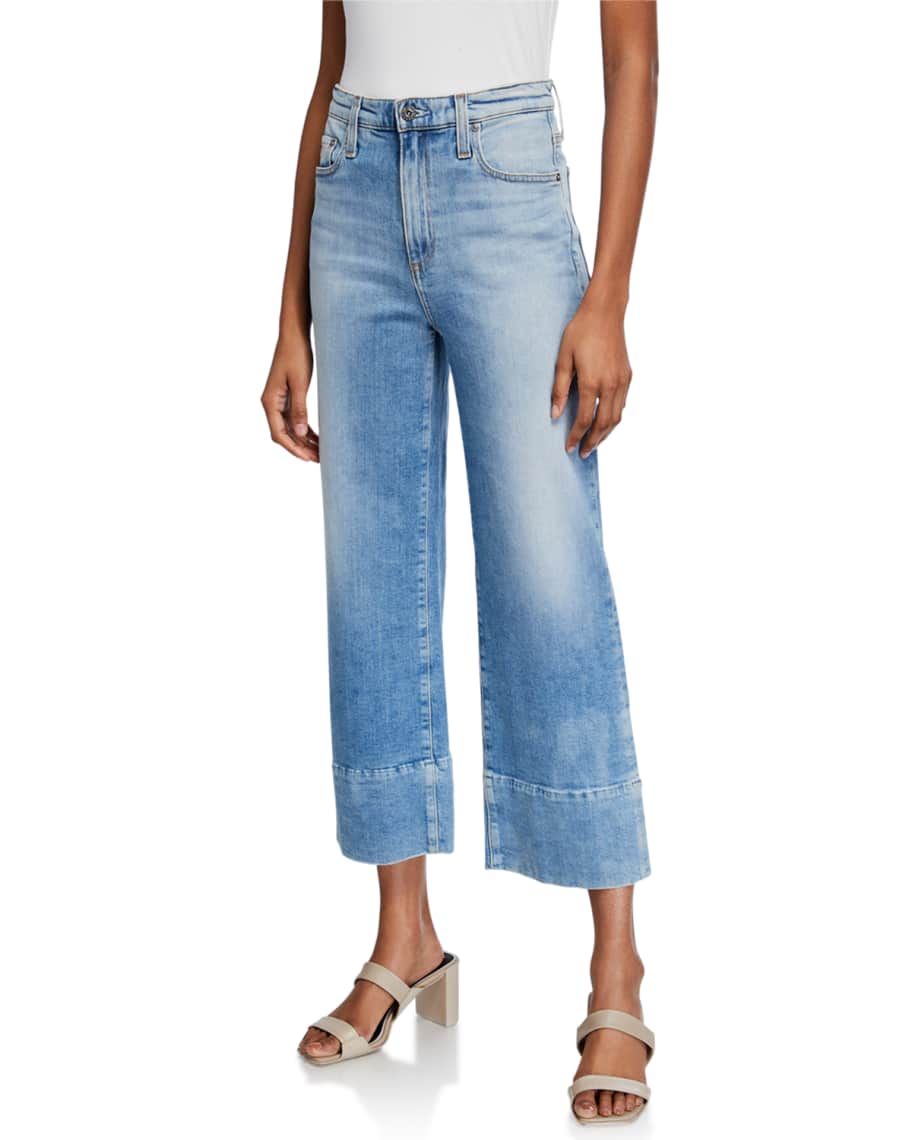 Etta High Waisted Wide Leg Crop Jeans
