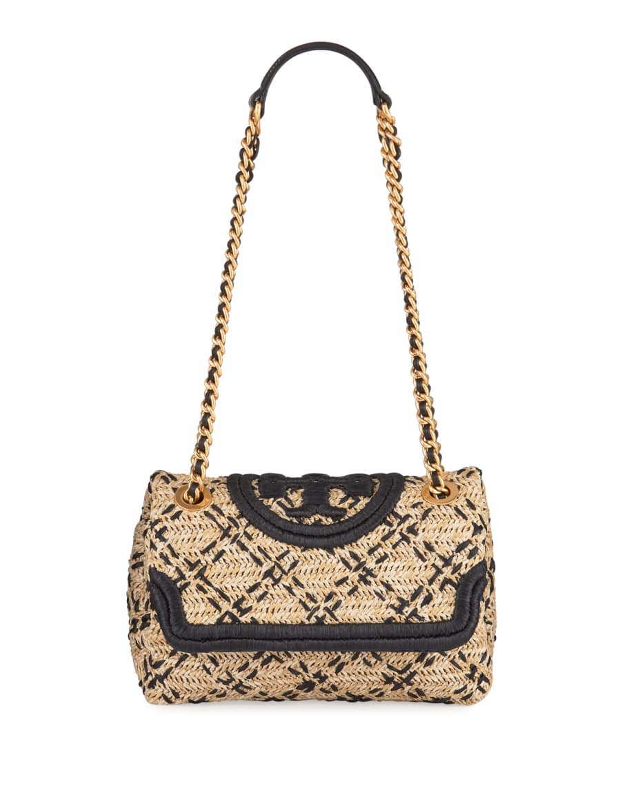 Fleming Raffia Bucket Bag