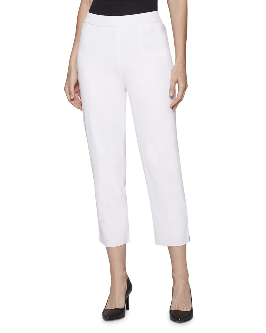 Misook Lined Knit Ankle Pants | Neiman Marcus