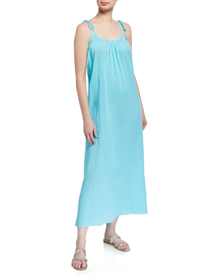 Loup Charmant Airy Organic Cotton Maxi Slip Dress | Neiman Marcus
