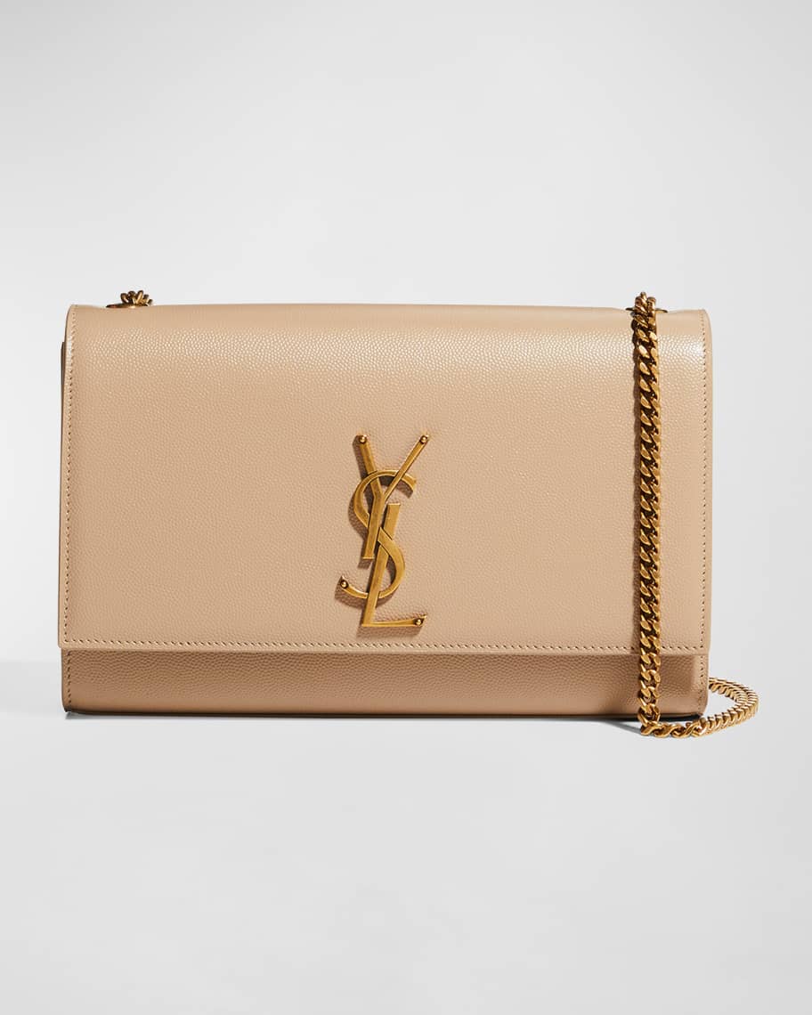 Image 1 of 5: Kate Medium YSL Crossbody Bag in Grained Leather