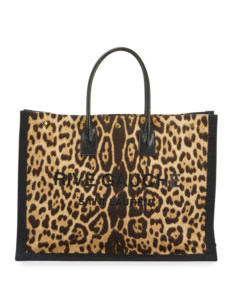 Neiman marcus leopard tote clearance bag