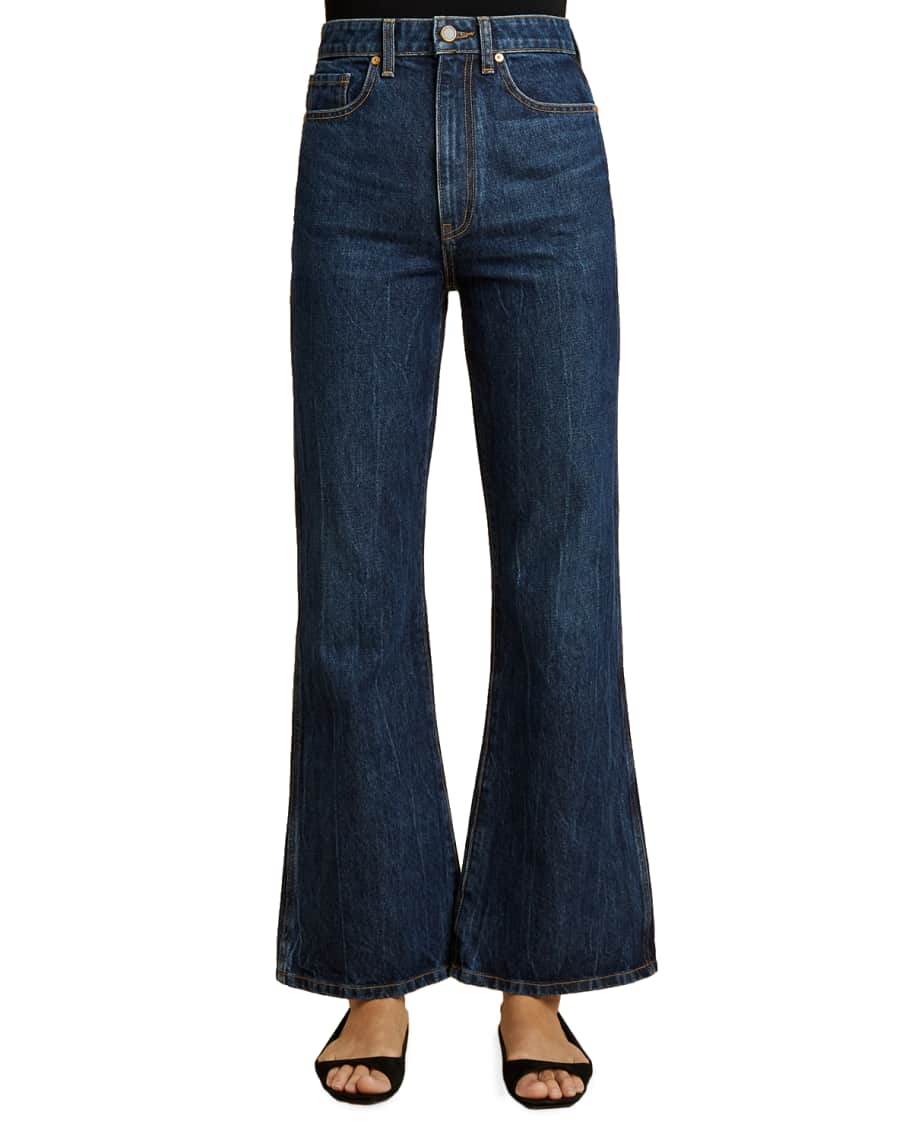 Khaite Gabbie Flare Jeans | Neiman Marcus