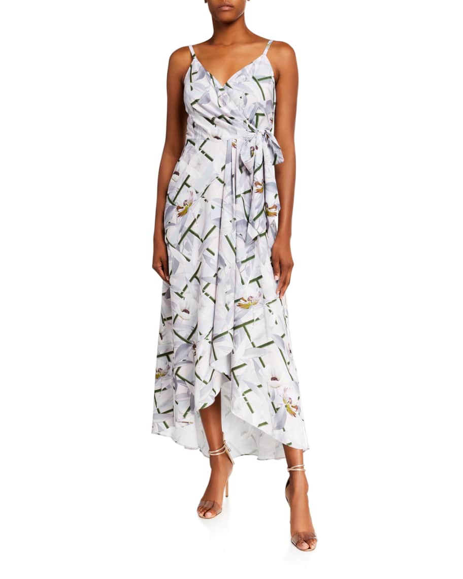 Ted Baker Olevya Everglade Sleeveless High-Low Dress | Neiman Marcus