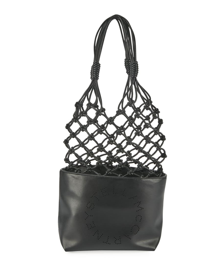 Stella McCartney Alter Napa Knotted Bucket Tote Bag | Neiman Marcus