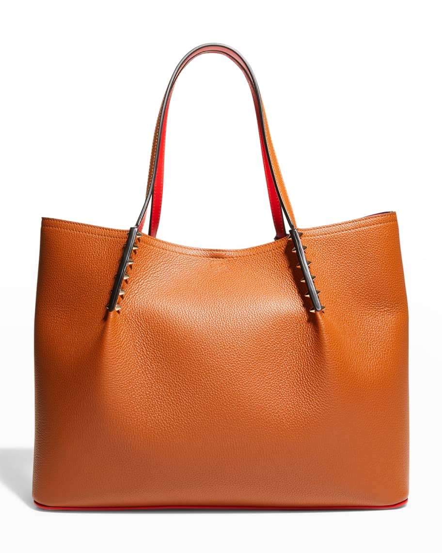 Christian Louboutin Cabarock Large Leather Tote Bag | Neiman Marcus