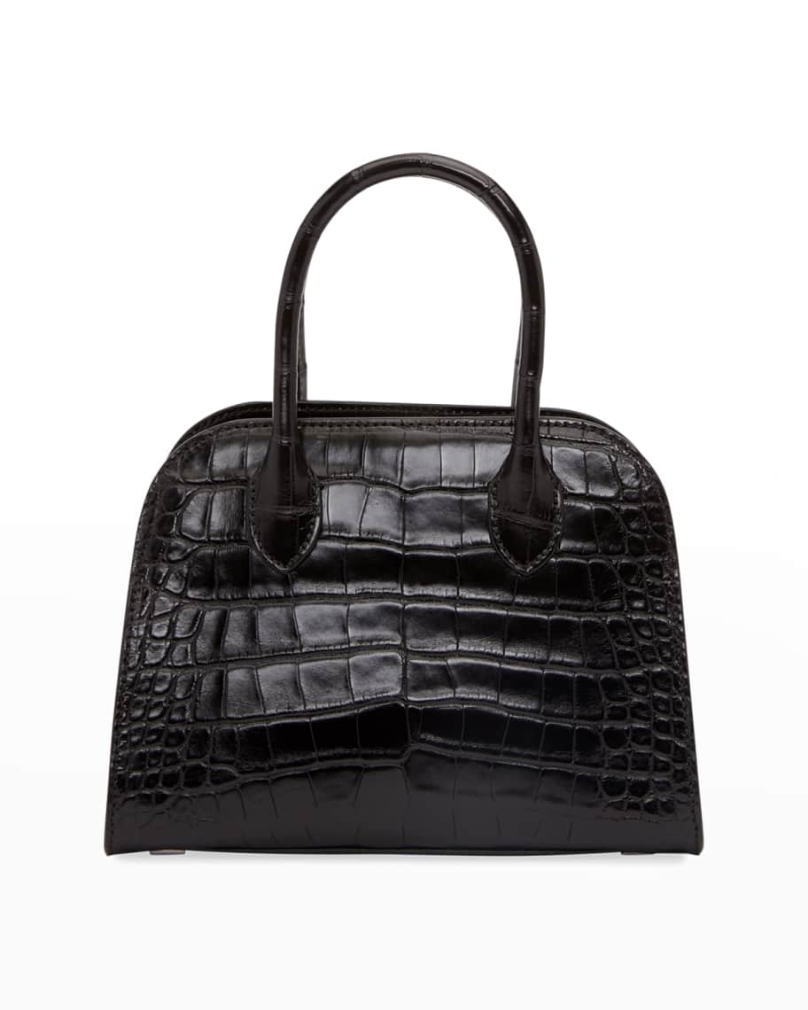 THE ROW Margaux 7.5 Top-Handle Bag in Alligator Exotic
