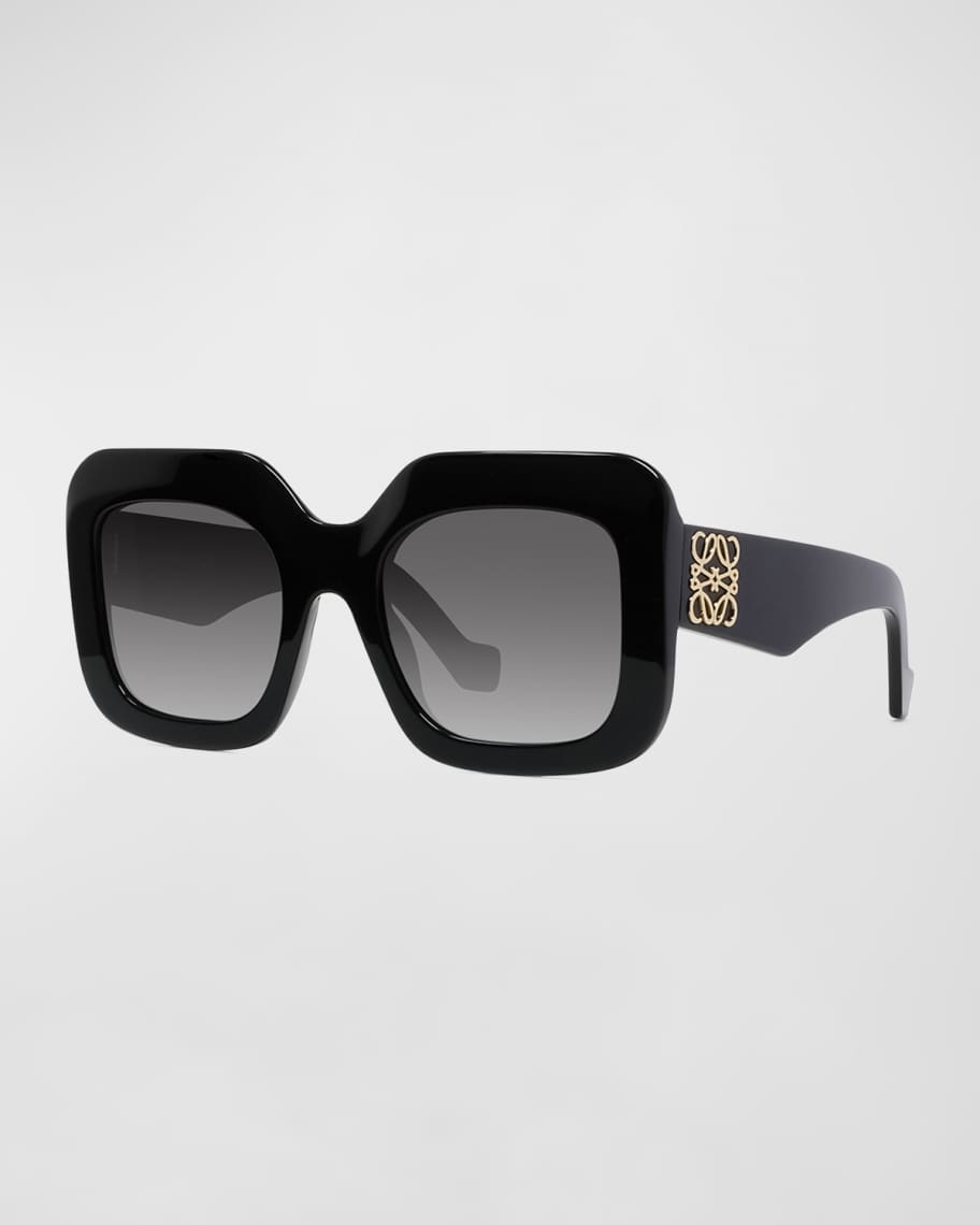 Loewe Rectangle Acetate Sunglasses | Neiman Marcus