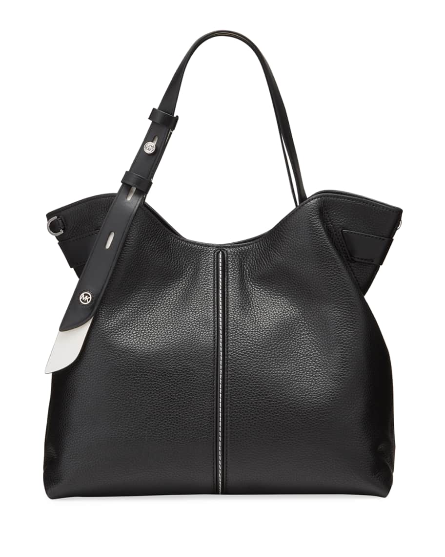 MICHAEL Michael Kors Downtown Astor Bicolor Shoulder Tote Bag Neiman