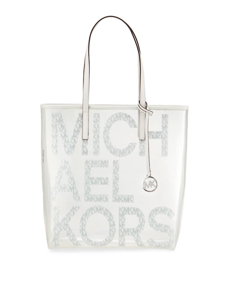 MICHAEL Michael Kors Clear Logo Large Tote Bag | Neiman Marcus