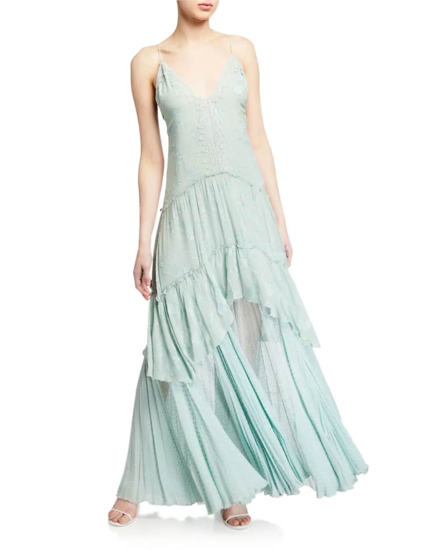 Jonathan Simkhai Emerson Floral Jacquard Dress | Neiman Marcus