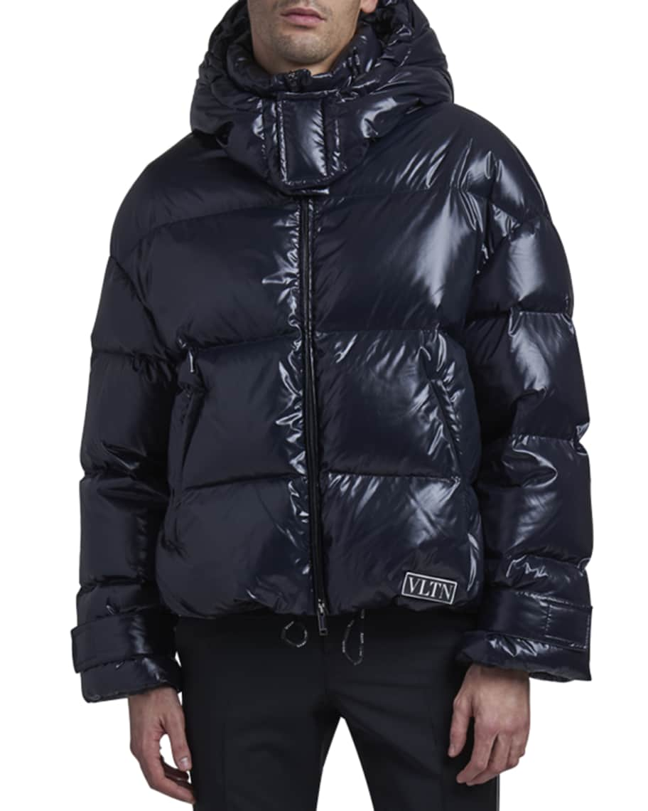 Valentino Garavani Men's Overstuffed Down Puffer Jacket | Neiman Marcus