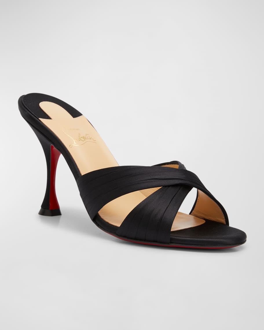 christian louboutin nicol is back red sole slide sandals