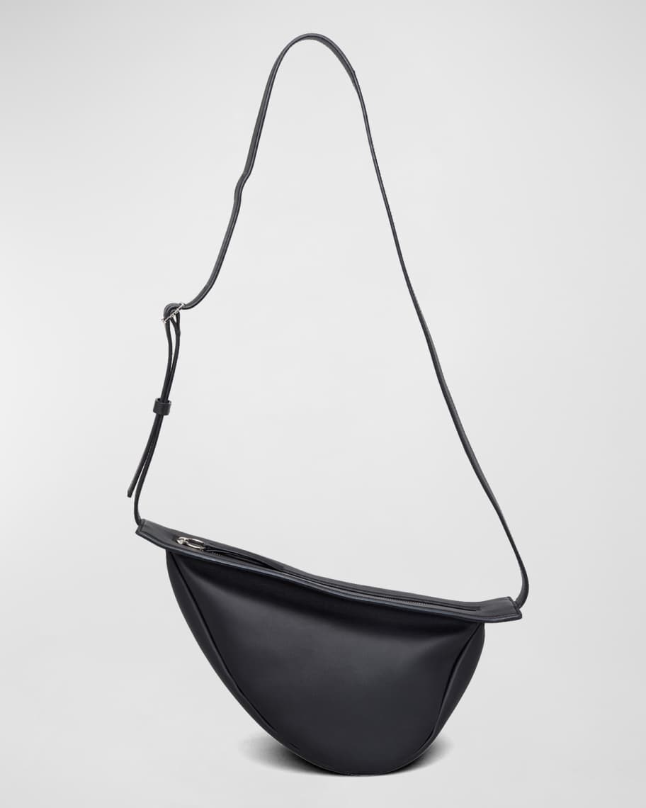 The Row Black Small Slouchy Banana Bag