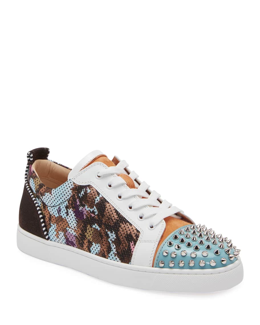 Trainers Christian Louboutin - Louis Junior Spikes Orlato sneakers in blue  - 1210811M251