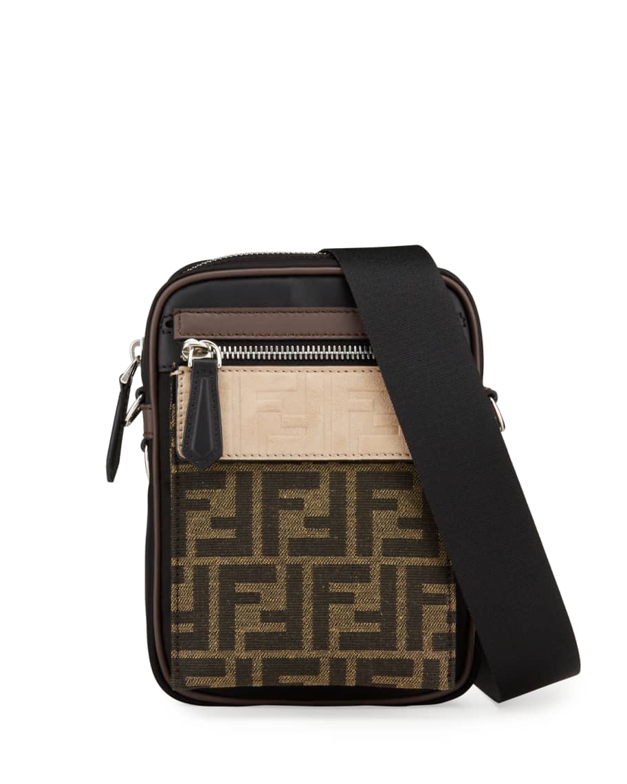 Fendi Men's FF Crossbody Camera Bag Neiman Marcus