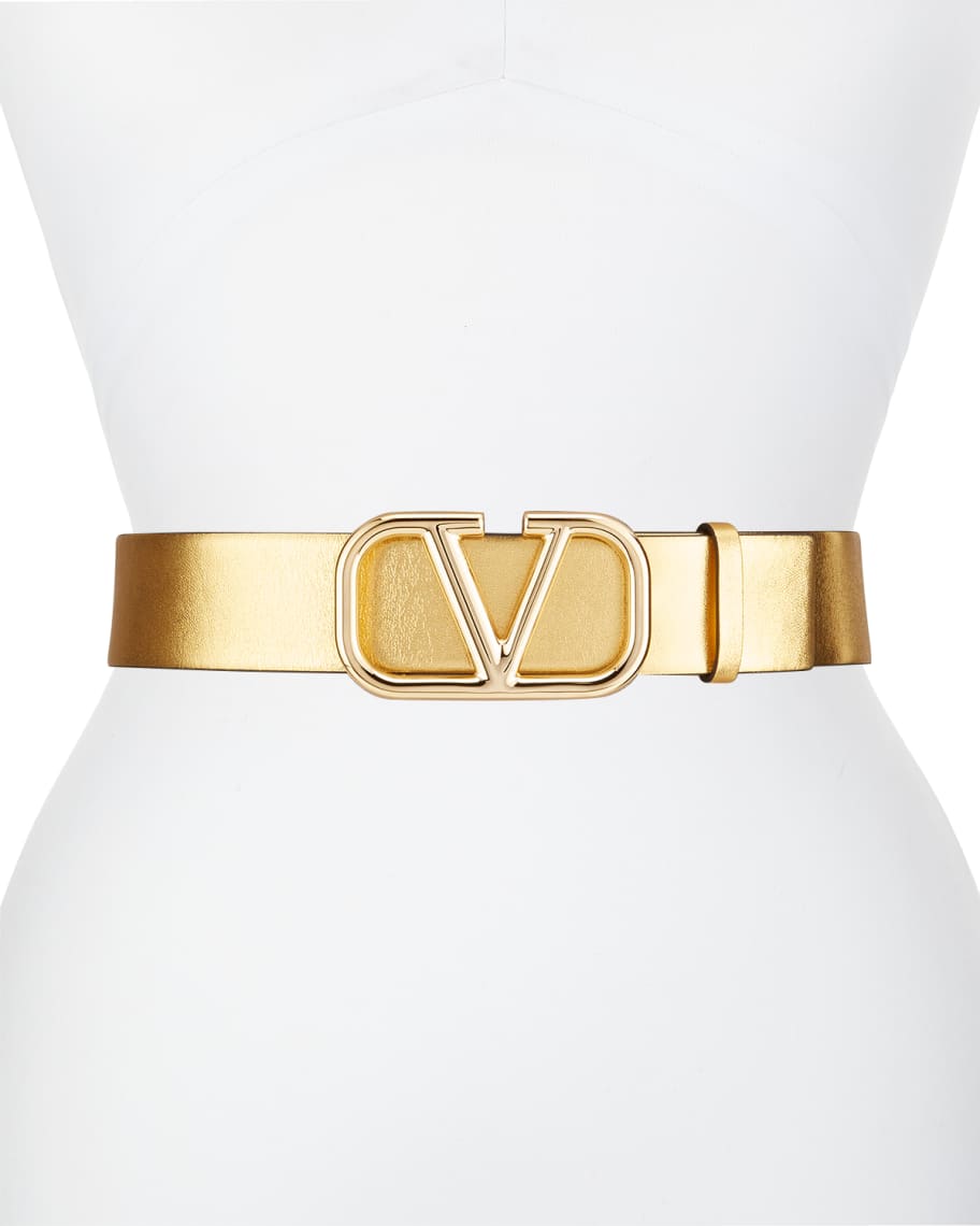 Gold valentino belt clearance