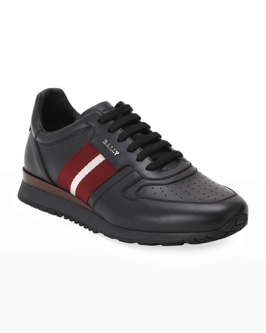 Bally Men's Astel Trainspotting Leather Runner Sneakers | Neiman Marcus