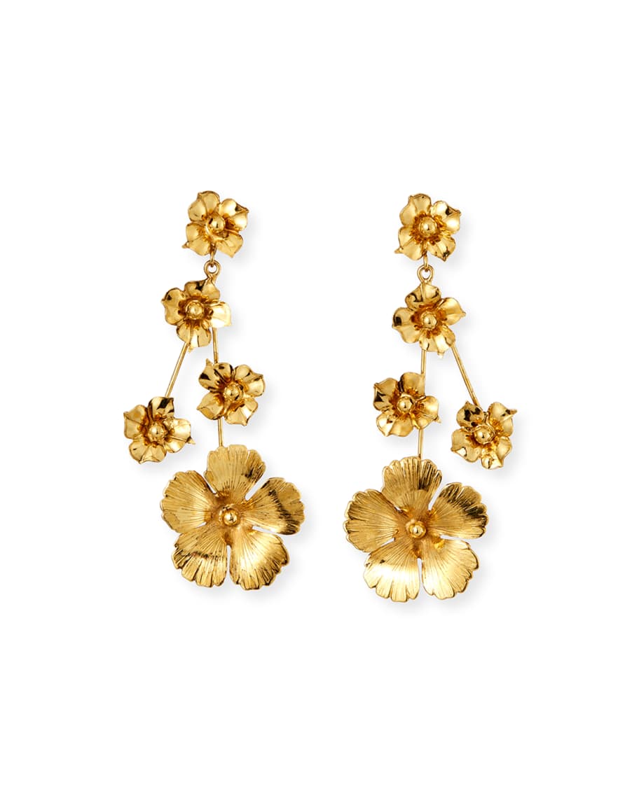 Jennifer behr flower earrings Clearance